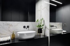 Black bathroom designs