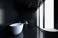 Black bathroom designs