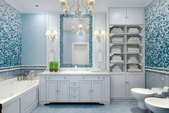 Blue bathroom designs