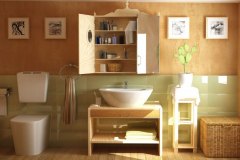 Orange bathroom designs