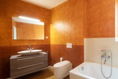 Orange bathroom designs