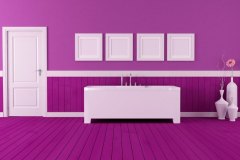 Purple bathroom designs