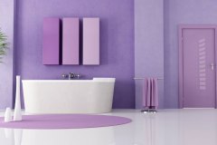 Purple bathroom designs