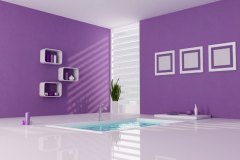 Purple bathroom designs