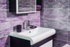 Purple bathroom designs