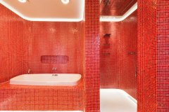 Red bathroom designs