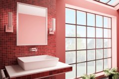Red bathroom designs