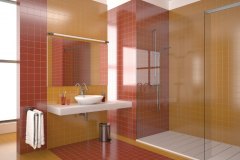 Red bathroom designs