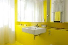 Yellow bathroom designs