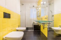 Yellow bathroom designs