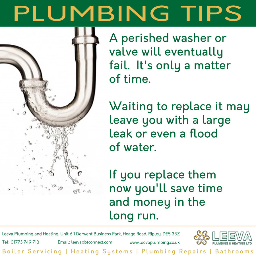 plumbing tips from plumbers in Ripley, Belper & Alfreton, Derbyshire